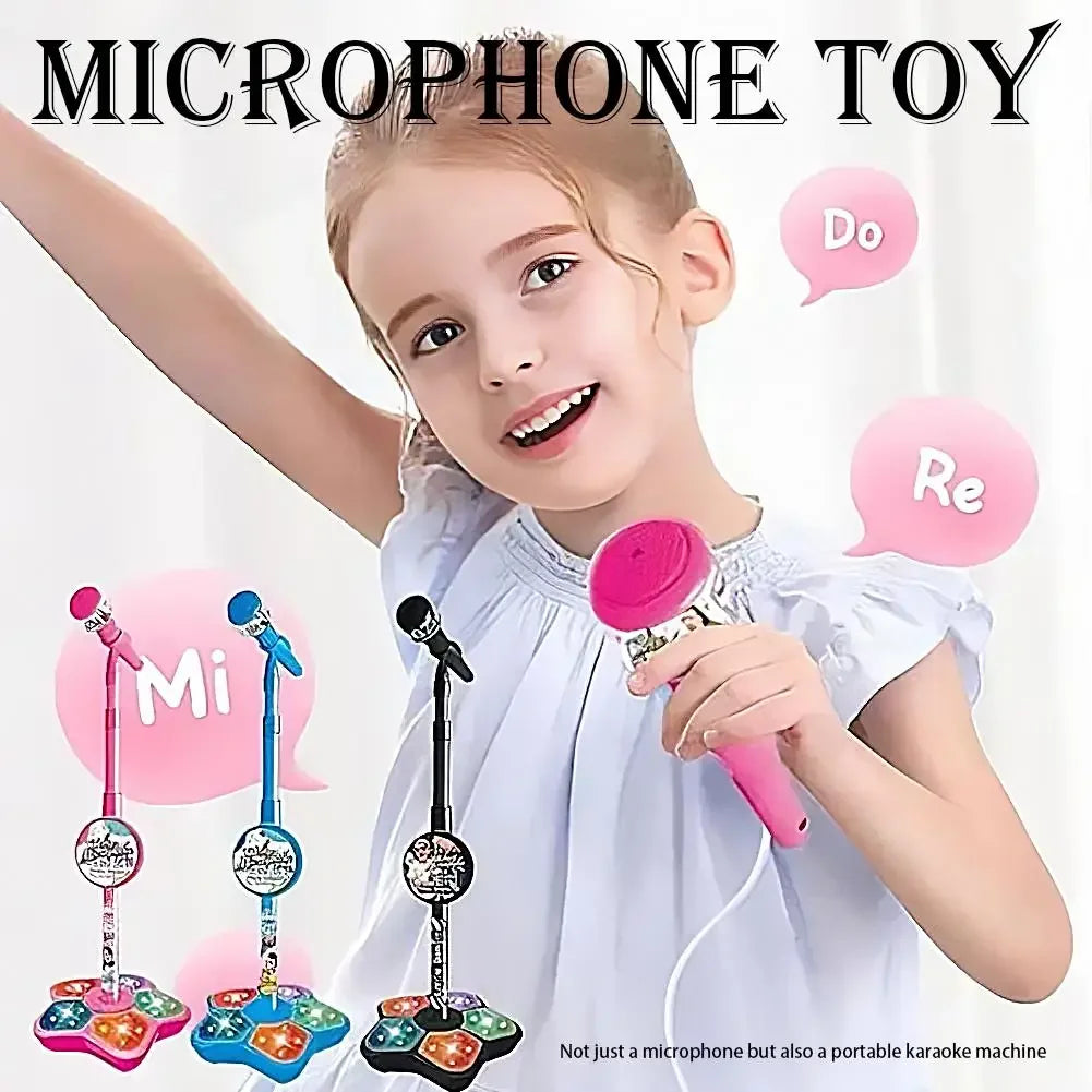 Kids Karaoke Microphone with Stand Educational