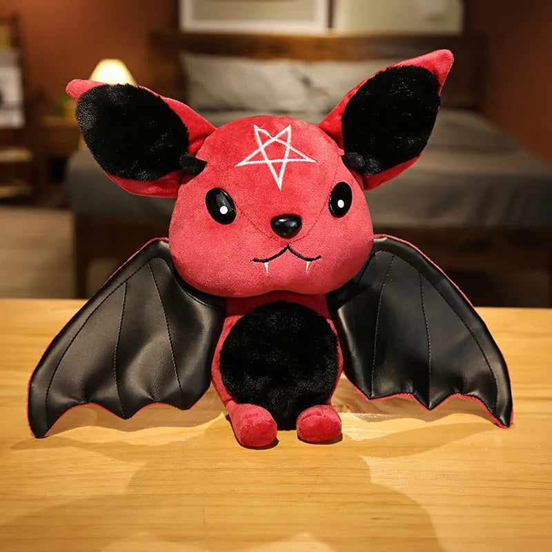 Cute Dark Series Bat Doll Halloween Simulated Plush Toys