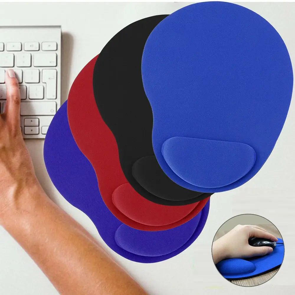 Ergonomic Wrist Rest Mouse Pad Comfortable Wrist Support Non Slip Mice Mat Soft Mousepad