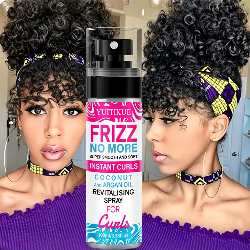 Frizz No More Hair Spray Infused with Coconut & Argan Oil Moisturizing