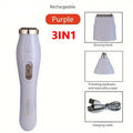 Electric Hair Trimmers for Women Waterproof Razor Painless Private Body