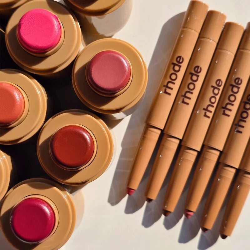Rhod Peptide Lip Shape Pen Long Lasting Lip Liner Moisturizing Lipstick Gloss Easy To Apply Pocket Blush Cream Skincare Makeup