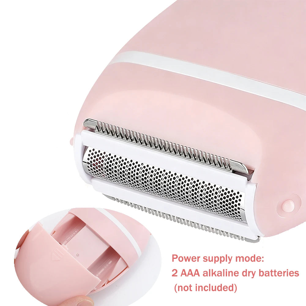 Women's Electric Shaver, Cordless 3-in-1 Body Razor & Bikini Trimmer