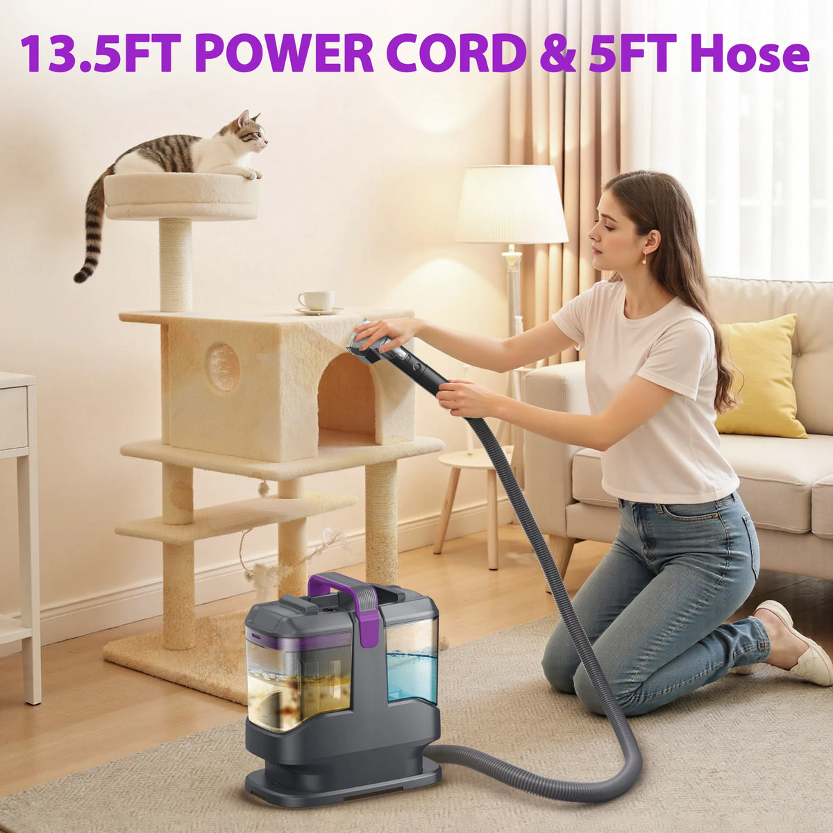 C9 Spot Vacuum Cleaner 1.4m Hose Corded Carpet Vacuum Cleaner