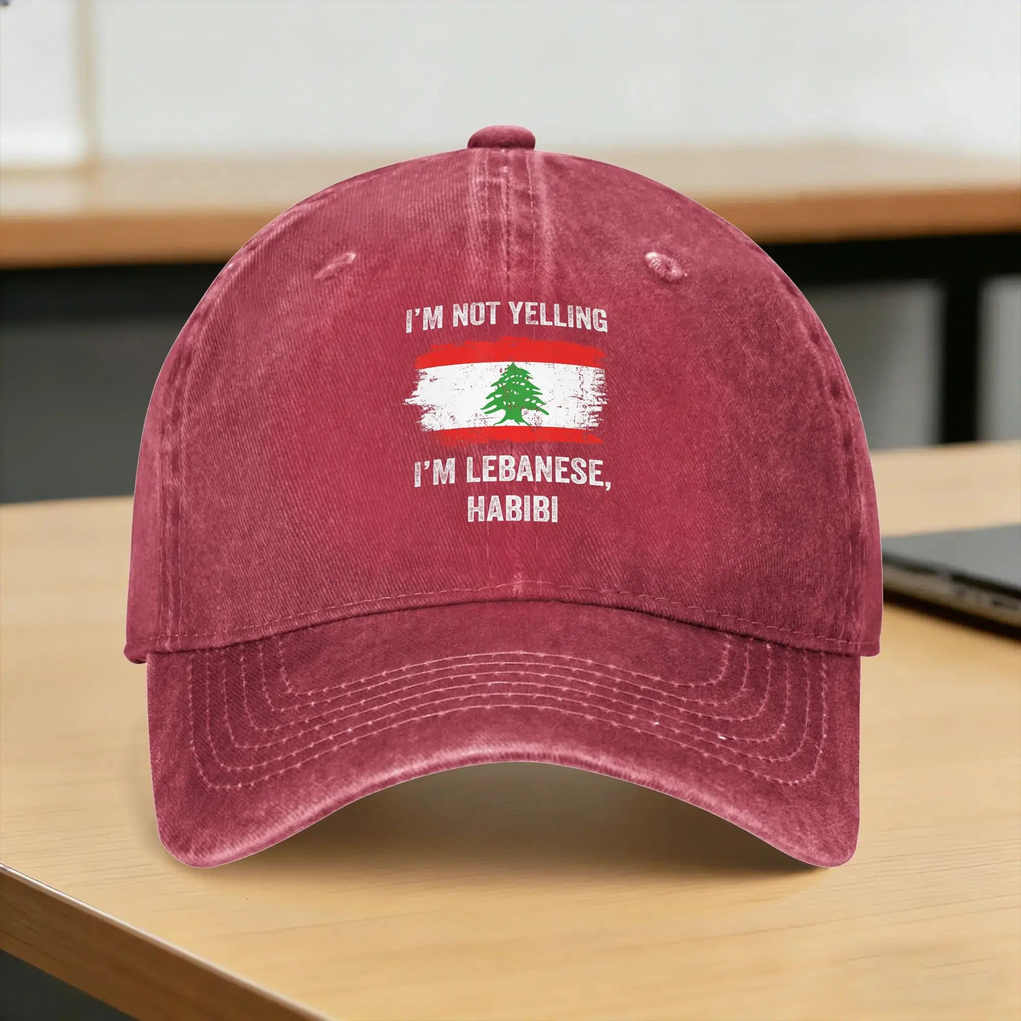 I‘m Not Yelling I’m Lebanese Habibi Funny Lebanon Native Casual Baseball Cap Summer  Trucker Hat Dropshipping Kpop Snapback Cap