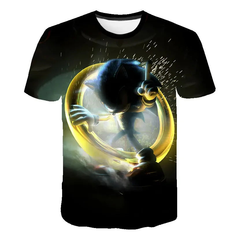 Boys 3D Printing Clothes New Cartoon T shirt Kids Clothing Boys Girls Cartoon Game Boy Summer Children T-shirt Tops