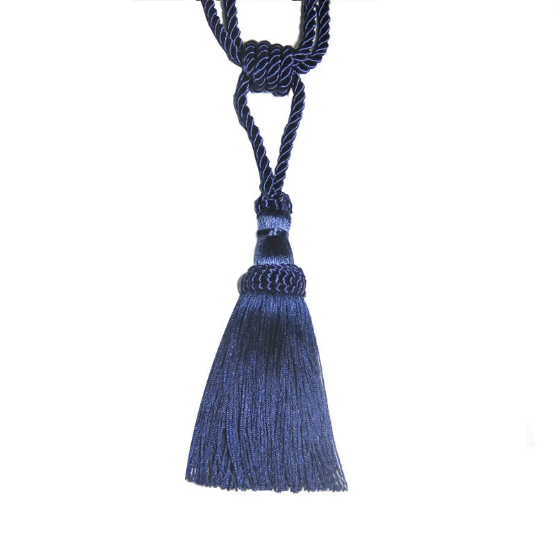 1PC Curtain Tiebacks Tassel Curtain Clips Rope Curtain Tie Backs Holdbacks Decorative  Curtain Holder Accessories For Drape