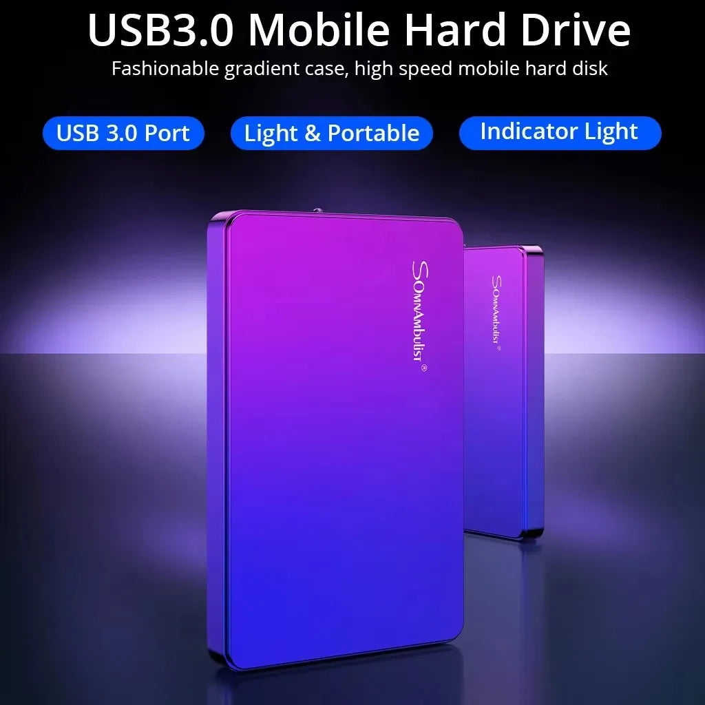 SomnAmbulist HDD 2.5Inch Portable External Hard Drive 320GB 500GB 1TB USB3.0