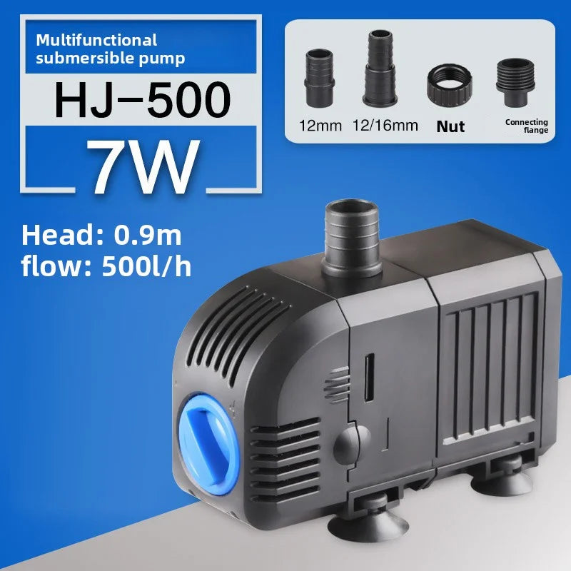 Ultra-Quiet HJ series 500—3000L/H Submersible Water Fountain Pump Filter Fish Pond Aquarium Water Pump Tank Fountain