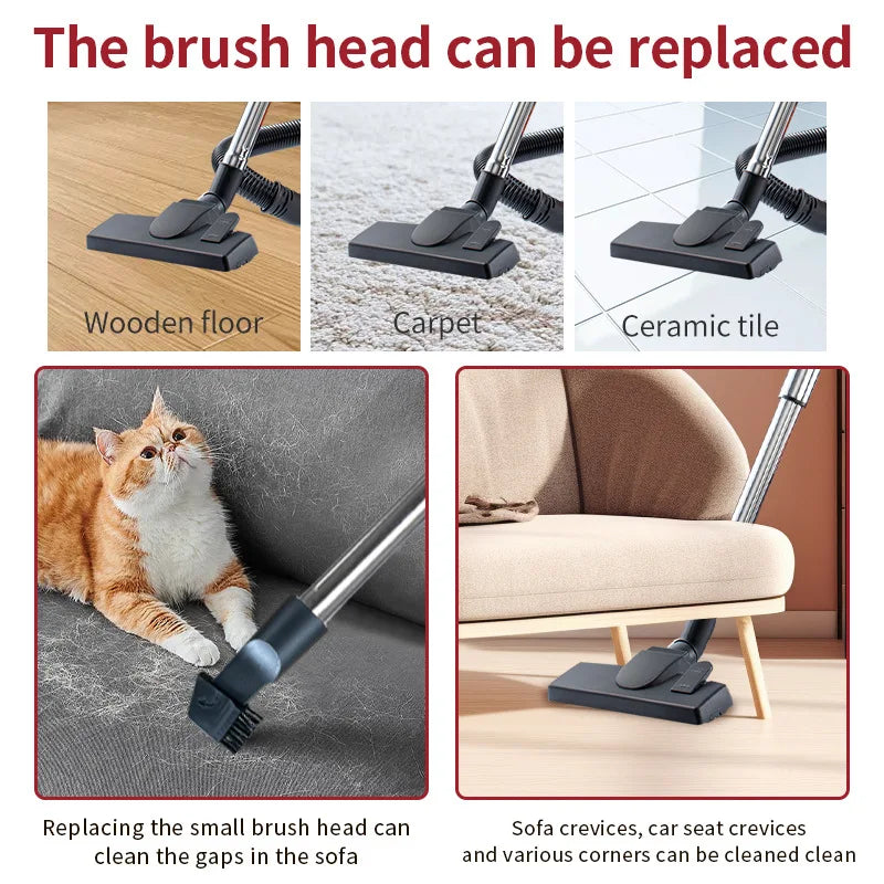 3600W Multi-Cyclonic Bagless Vacuum Cleaner, High Power 15kPa