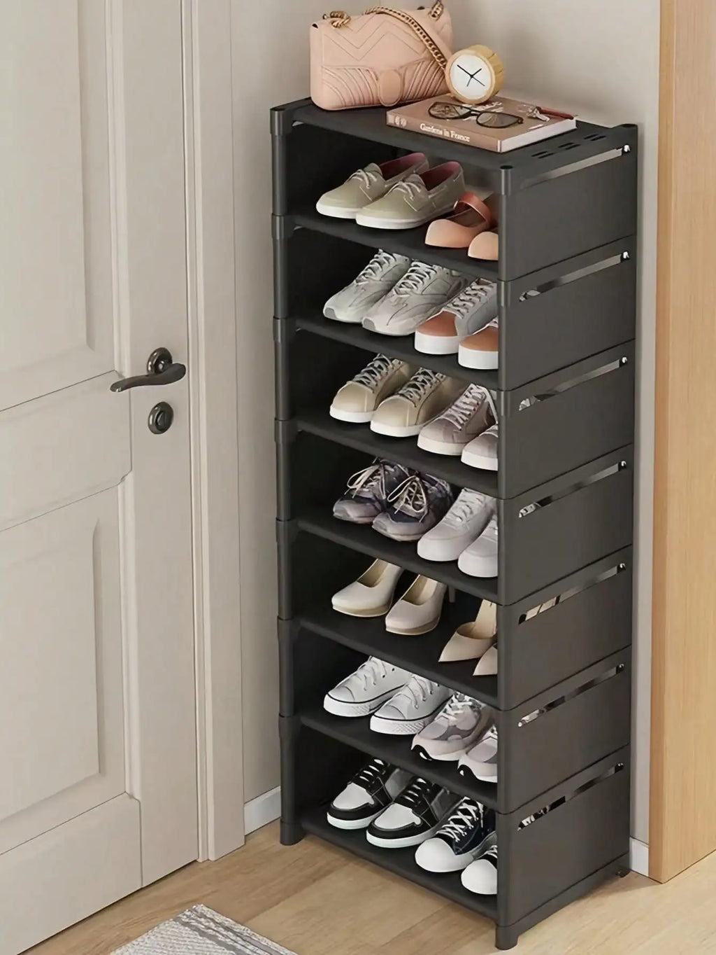 1PC Home 8-Layer Single-row Shoe Rack, Living Room