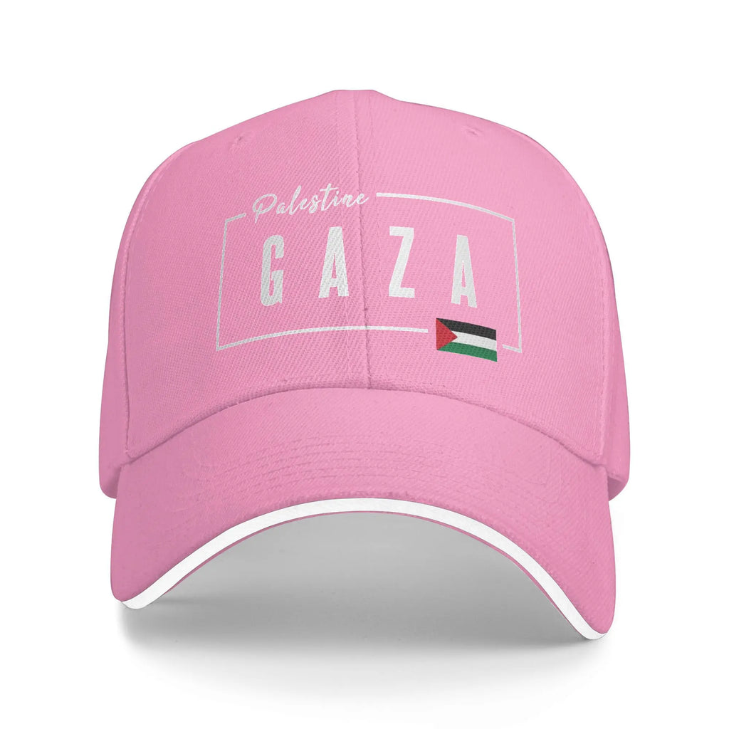 Gaza Palestine Baseball Cap  Women Men Print Trucker Hat Summer Trendy Outdoor Sports Sun Visor Baseball Caps