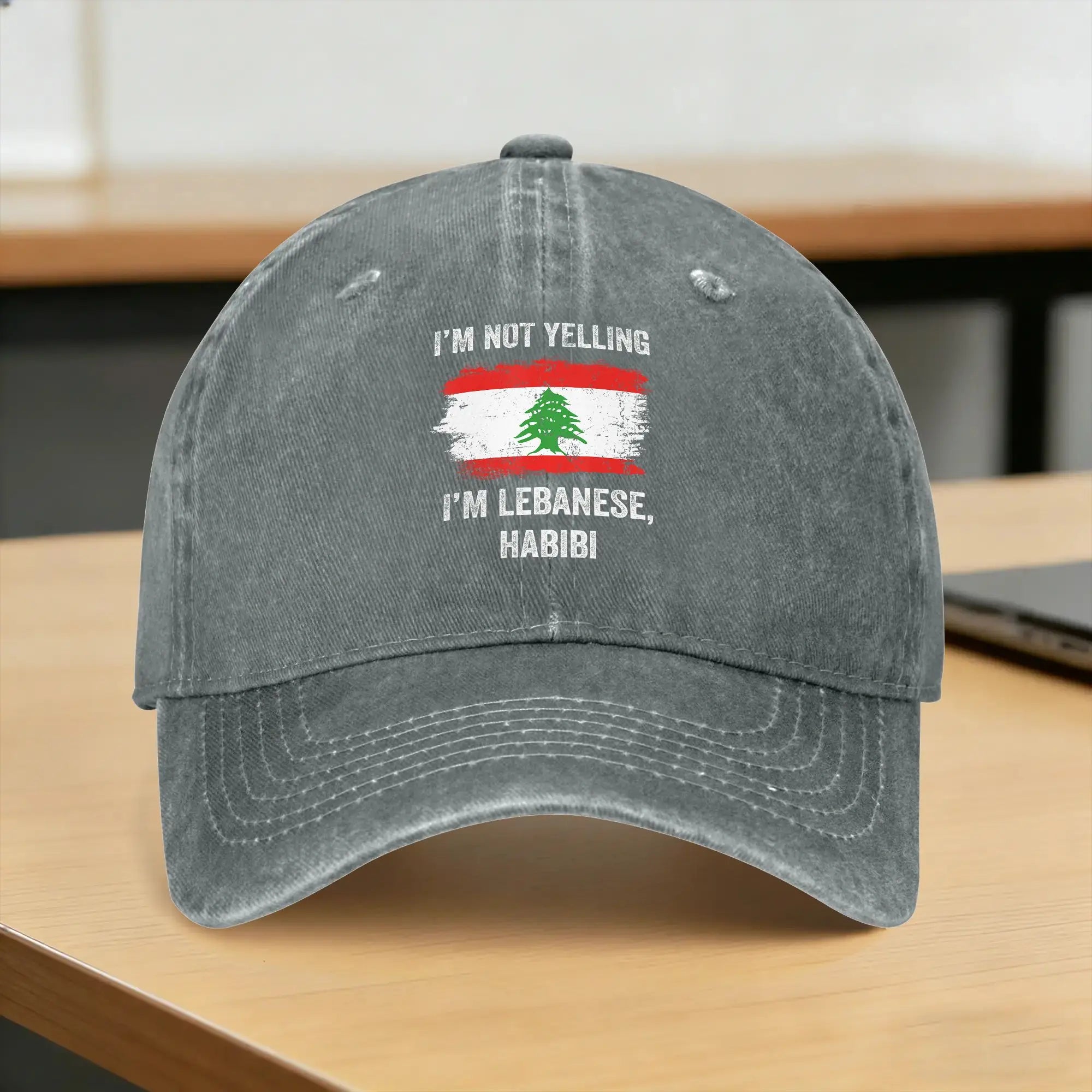 I‘m Not Yelling I’m Lebanese Habibi Funny Lebanon Native Casual Baseball Cap Summer  Trucker Hat Dropshipping Kpop Snapback Cap