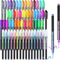 60Pcs Gel Pen Set Glitter Metallic Neon Pastel