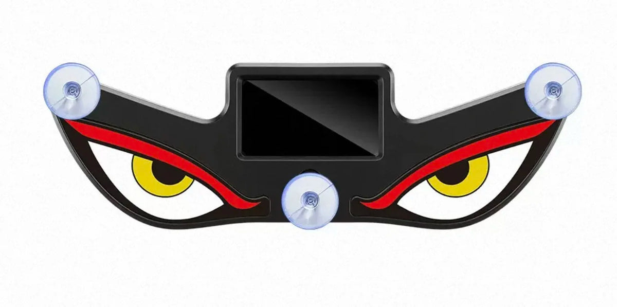 Solar Powered Car Neon Light Wireless Cool DEMON EYE Led Ambient Light Suction Cup USB Rechargeable Atmosphere Breathing Lamp