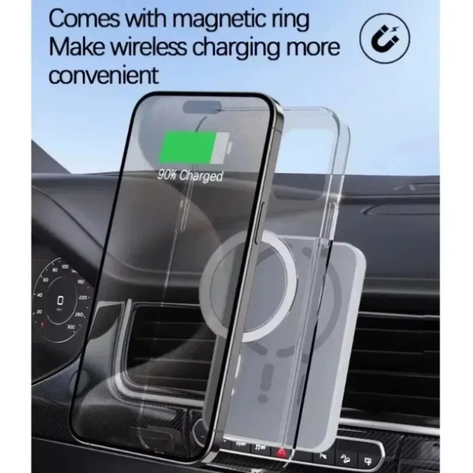 Magnetic Car Wireless Charger Air Vent GPS Phone Holder Stand