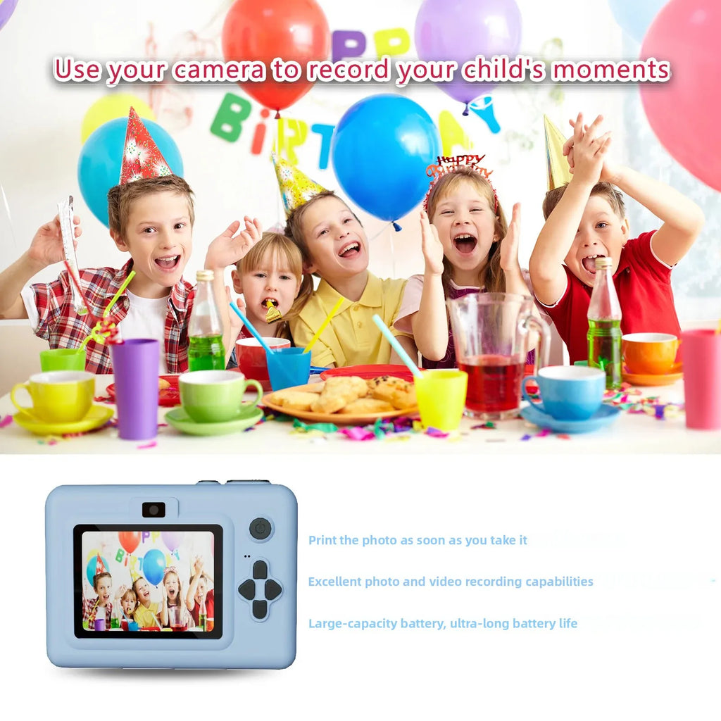 Kids Digital Camera With Instant Print Mini Printer 2.8inch Video Portable Thermal Instant Photo Print Kids Camera With Printer