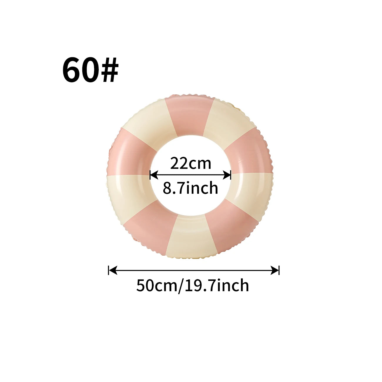 1PC Ins Style Macaron Inflatable Swimming Ring Adult Kids Thickened Pool Float Summer Pool Party Water Toy