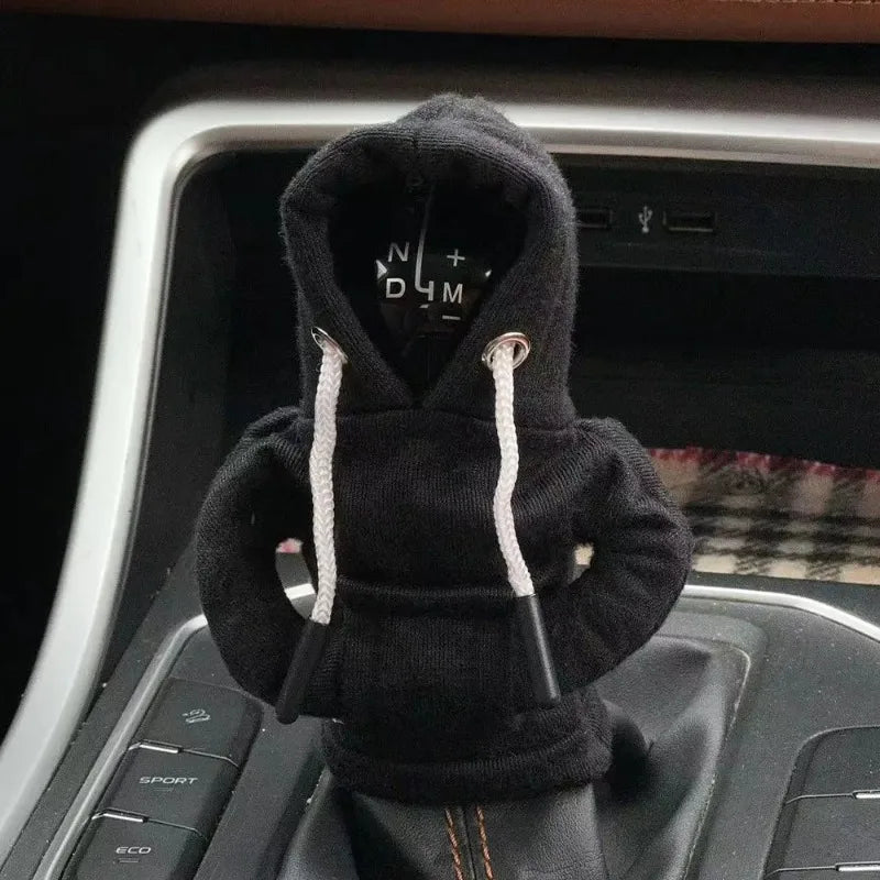 New Car Gear Shift Hoodie Cover Shift Cover Gear Handle Decoration Fits Manual Automatic Car Shift Lever Interior Decor Ornament