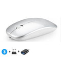 Rechargeable Wireless Mouse Bluetooth-compatible 2.4GHz