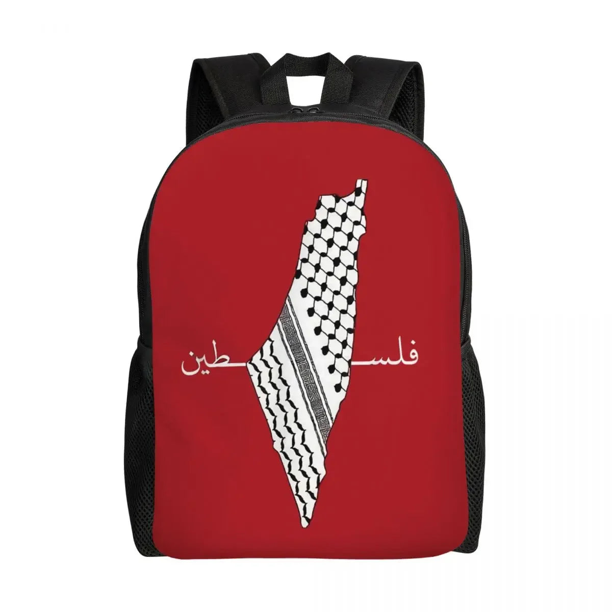 Palestinians Keffiyeh Pattern Backpack for Women Men Waterproof College School Tradition Bag Print Bookbags