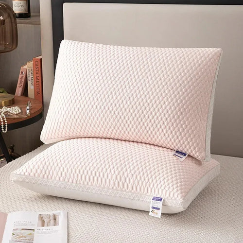 1PC Cool Bean Ice Silk Pillow Down Alternative Microfiber Filling Breathable