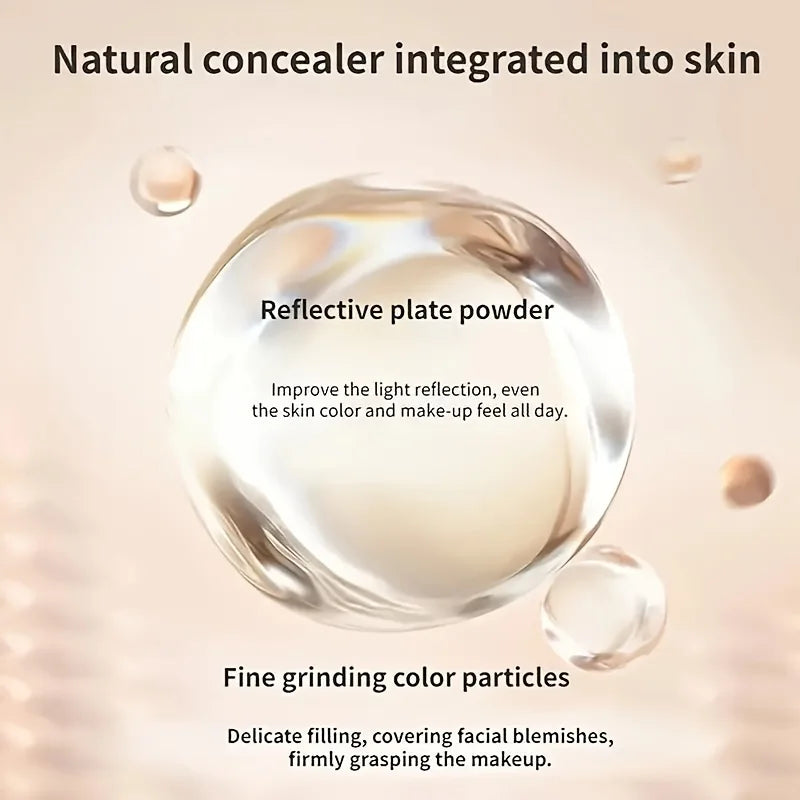 Creamy Triple Shade Concealer Palette with Brush Set,Flawless Makeup,Dark Circles & Blemish Concealer,Even Skin Tone