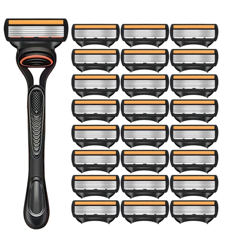Layer Manual Men's Shaving Razor/Replacement Blades,