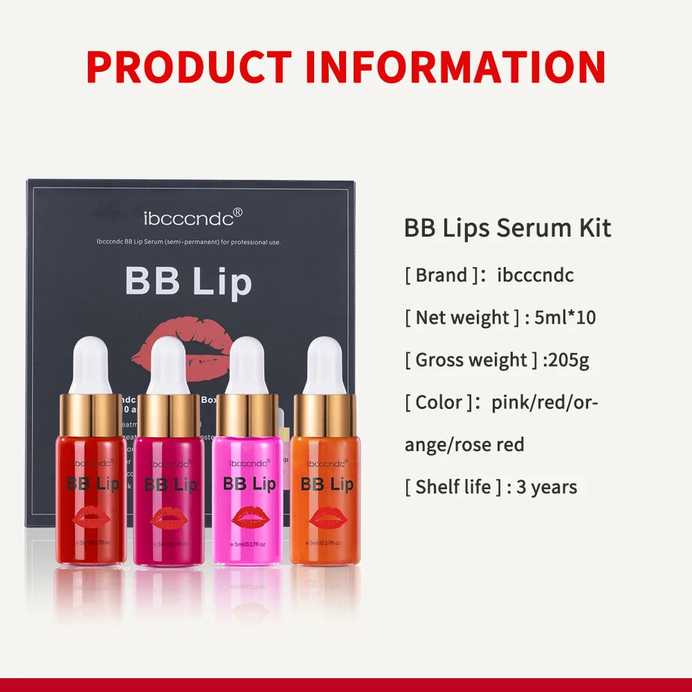 Korea Glow BB Lips Ampoule Serum Starter Set Semi-Permanent