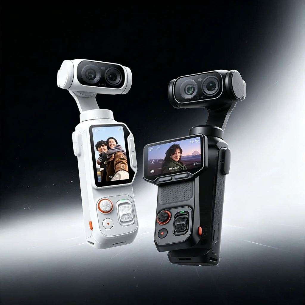 8K Ultra Pocket Camera 8K Dual Lenses 3 Axis Gimbal Stabilizer