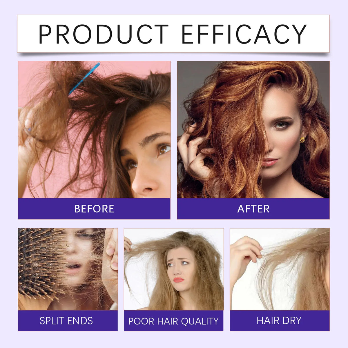 Keratin Hair Straightening Cream Reduce Dry Frizzy Damaged Hair
