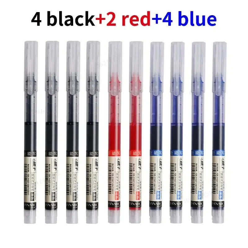 3-102Pcs/set High Quality Needle Type Gel Pens Straight
