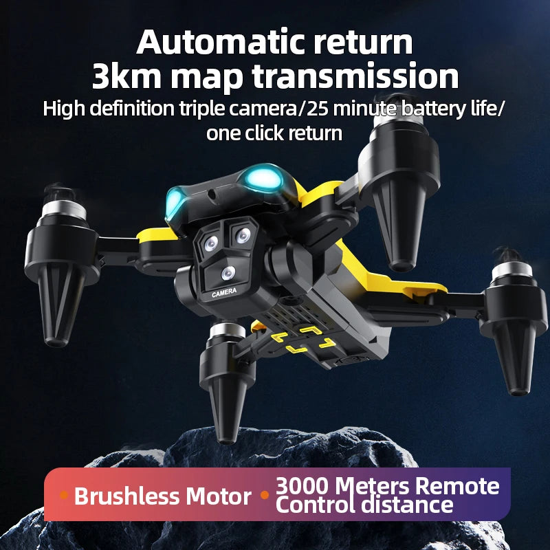 New B9 Pro RC Drone 4K 1080P Wide Angle Dual HD Camera Foldable Quadcopter WiFi FPV Altitude Hold
