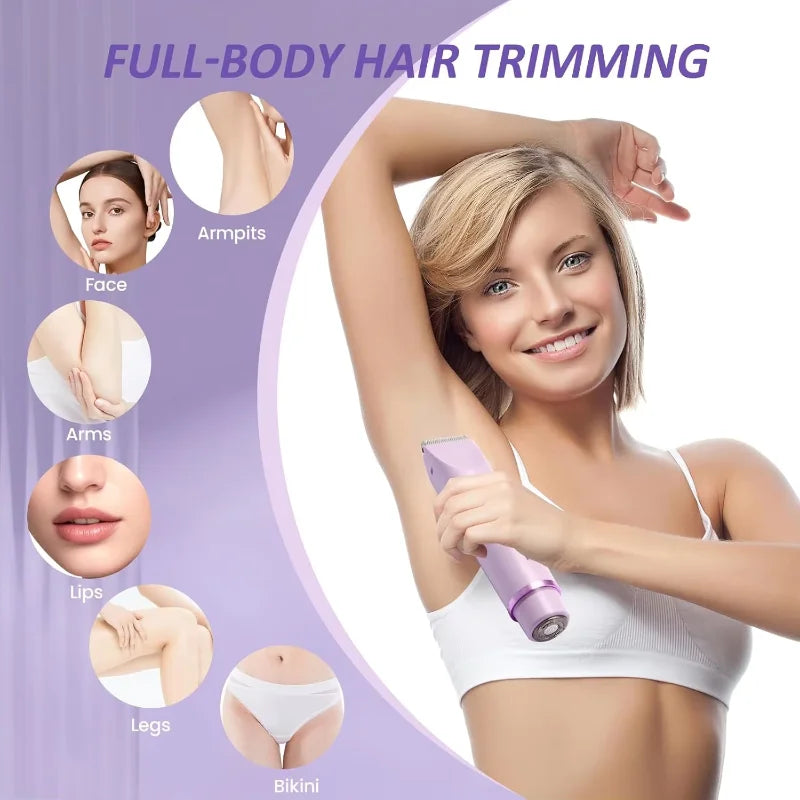 Lenovo Electric Razors for Women 2 in 1 Electric Shaver for Pubic