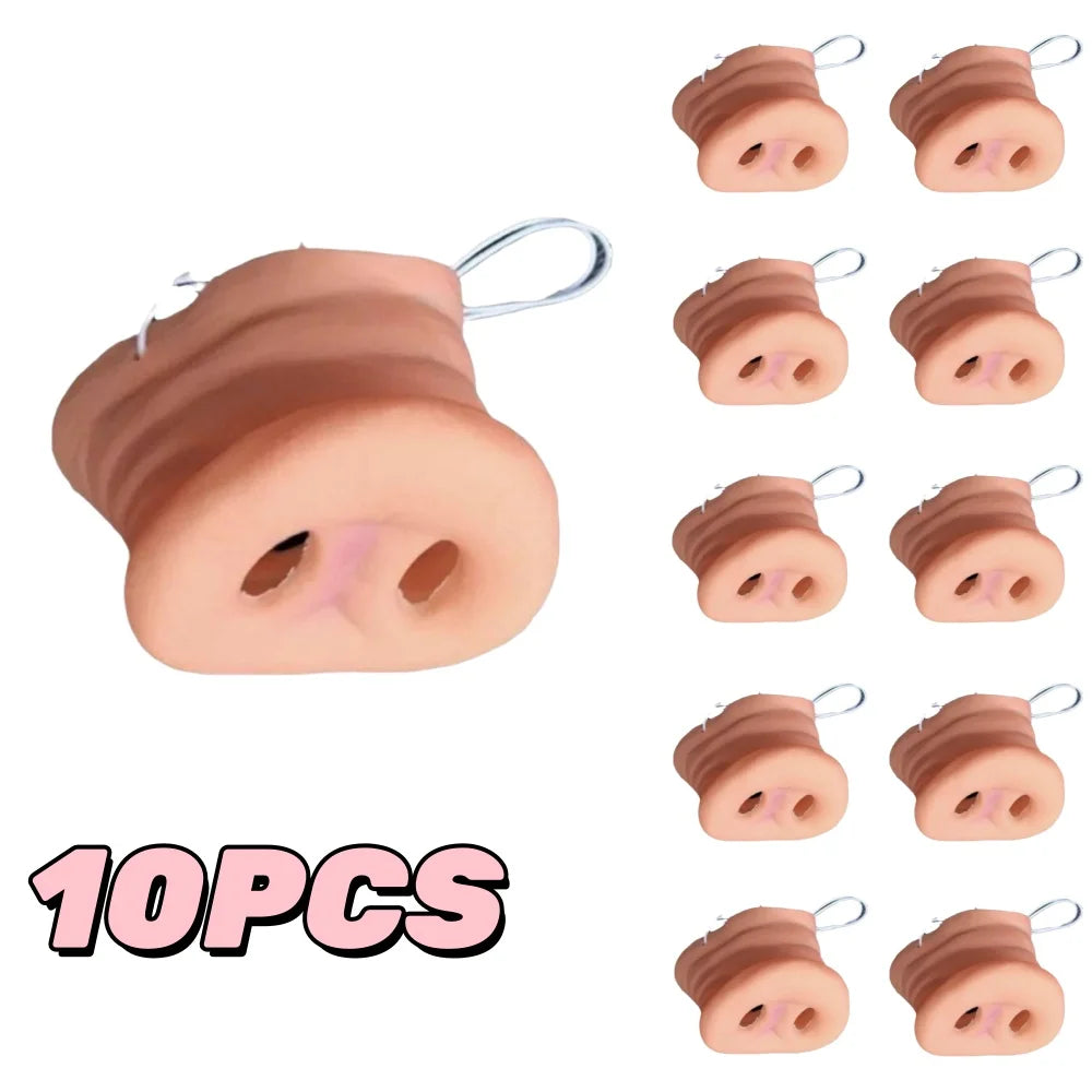 Simulation Pig Nose Prank Props Latex Fake Pig Nose