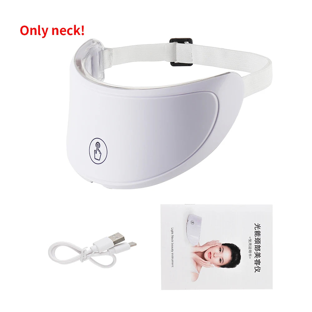 Wireless 7 Colors LED Face Beauty Machine Photon Facial Neck Skin Tighten