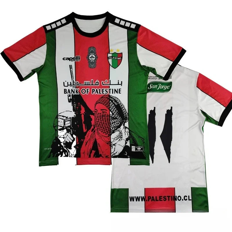 2025 new 3D printed Palestinian football jersey, T-shirt for men and women,