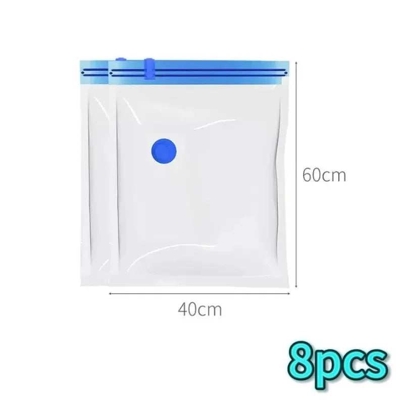 Thickened Vacuum Compression Bag Transparent Quilt Vacuum Bag Storage Bag Household Clothing Storage and Sorting Bag