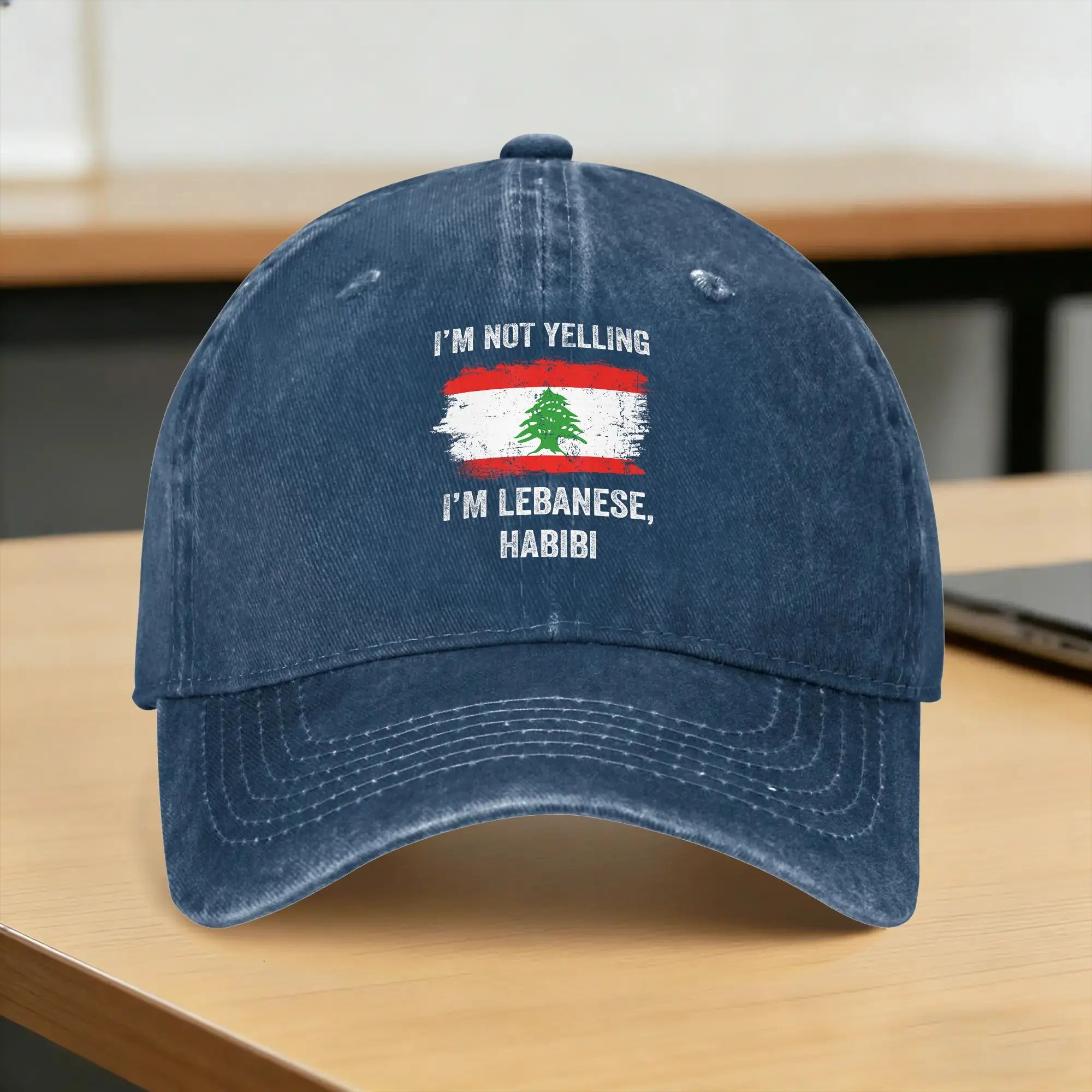 I‘m Not Yelling I’m Lebanese Habibi Funny Lebanon Native Casual Baseball Cap Summer  Trucker Hat Dropshipping Kpop Snapback Cap