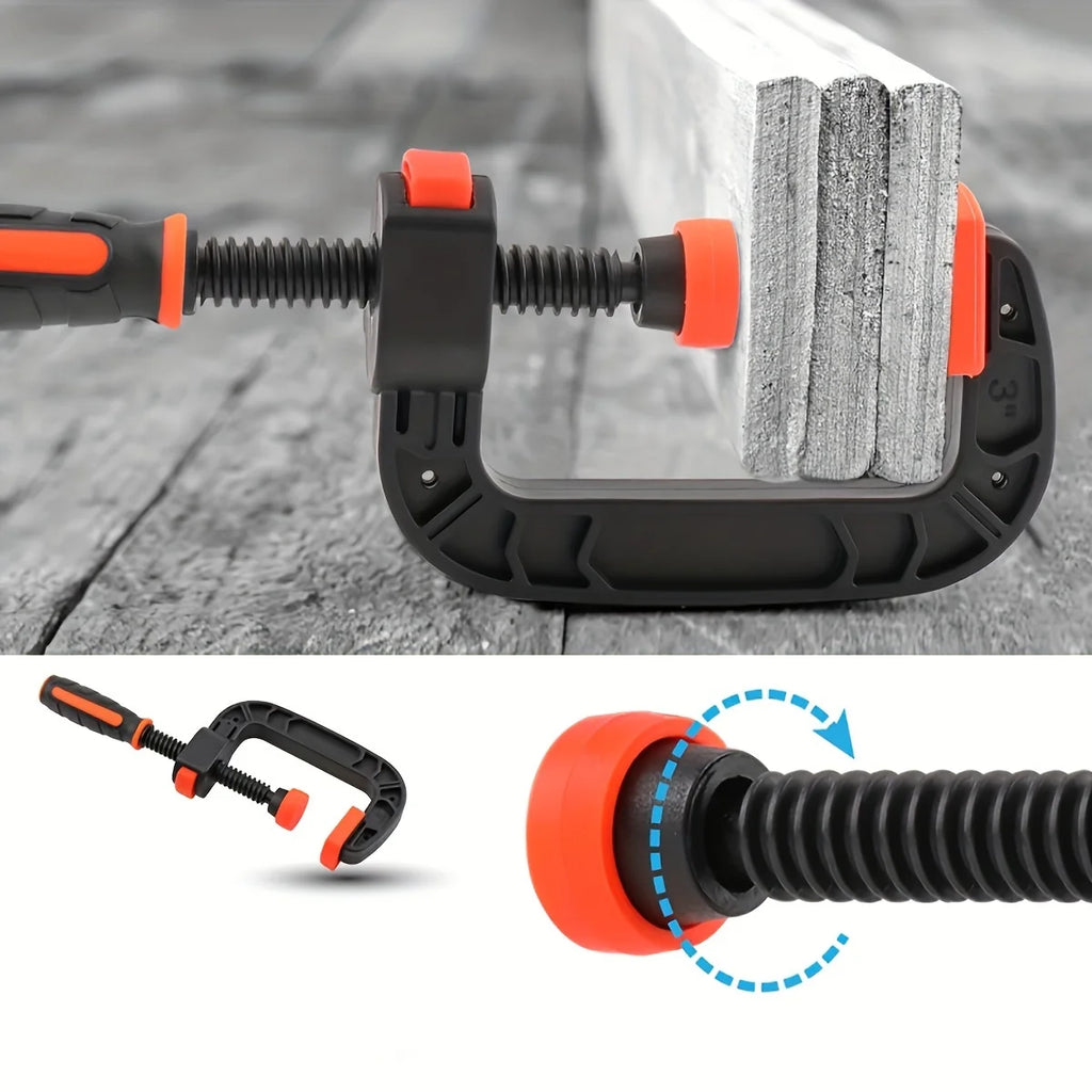 4pcs 7 Inch Plastic Spring Clamps for Woodworking