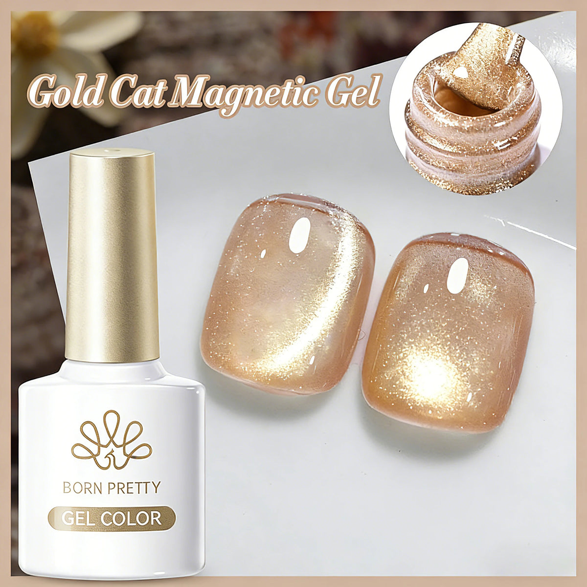 BORN PRETTY 117 Colors Cat Magnetic Gel Nail Polish 10ml
