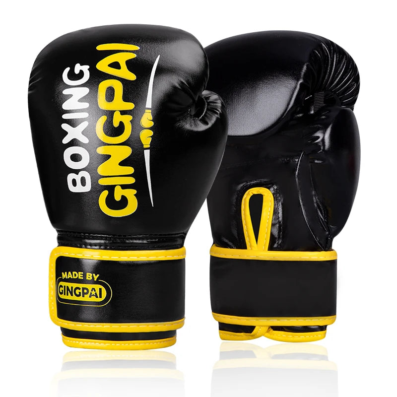 Kick Boxing Gloves for Boys Girls PU Karate Muay Thai Guantes De Boxeo Free Fight MMA Sanda Training Kids Equipment