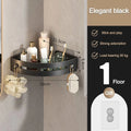 1/2/3Pcs Durable Punch-free Bathroom Shelves Wall-mounted Large Capacity Bathroom Corner Shelf Triangle Save Space Soap Rack