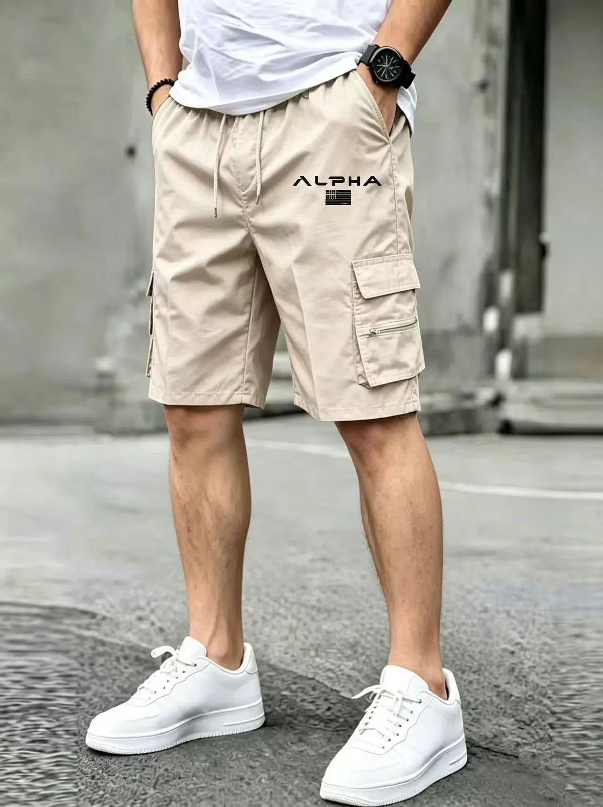 American Flag Printed Cargo Shorts Independence Day Eagle Shorts