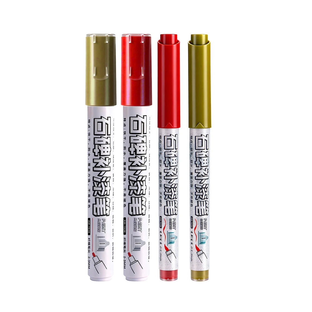 4 Colors Tombstone Marker Pen Professional Inscription Repair