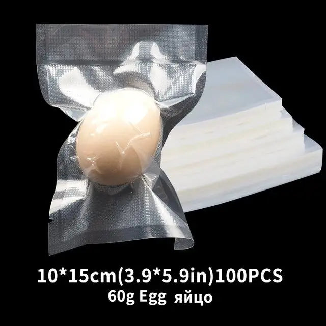 50PCS/Lot BPA-Free Vacuum Food Bags, Vacuum Sealed Storage Bags For Food Storage and Preservation,Reusable Vacuum Sealer Bag