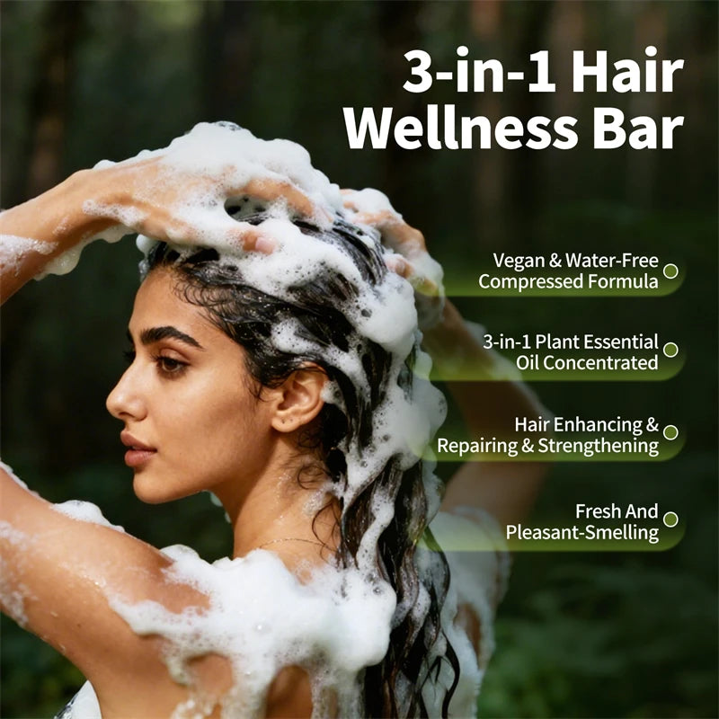 120g Usman Grass Handmade Shampoo Soap Natural Hair Loss Treat Strengthens Roots Hair Growth Bar Herbal Shampoo Soap Hair Care