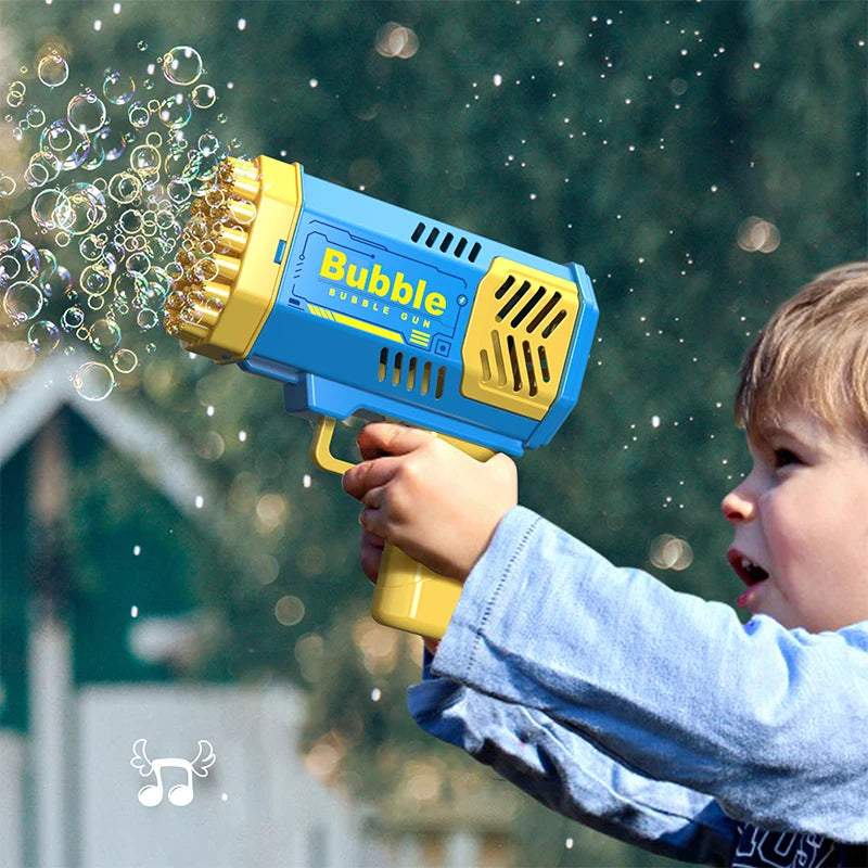 40 Hole CHILDREN'S Outdoor Toy Bubble Gun Electric Toy Blowing Bubbles (Without Bubble Water)