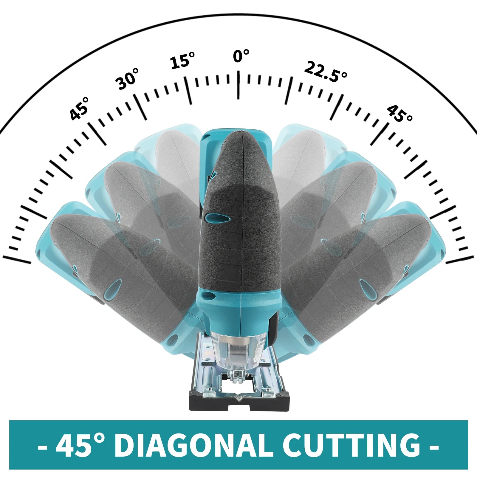 Makita DJV182 18V Lithium Battery Jigsaw 300W High Power Ergonomic Anti Slip Handle Precision Curve Cutting DIY tools