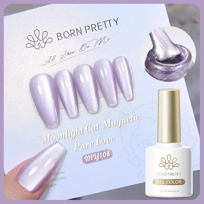 BORN PRETTY 117 Colors Cat Magnetic Gel Nail Polish 10ml